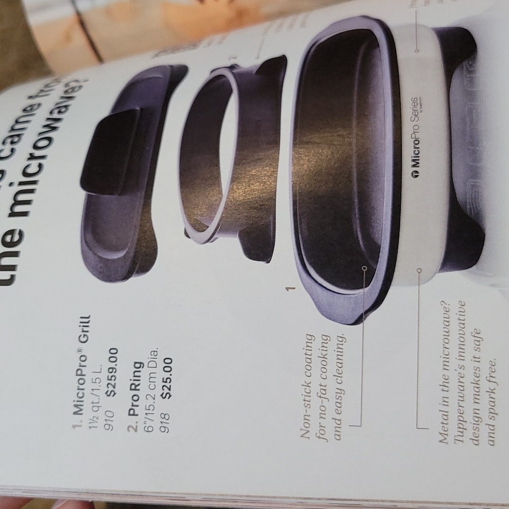 Tupperware Micro Pro Grill NEW in box - Picture 4 of 4